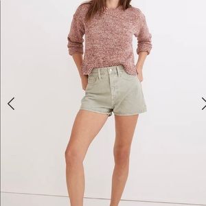 NWT Madewell Momjean short: garment dye edition